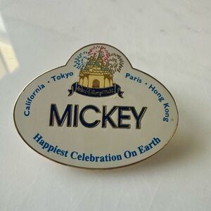 Mickey Mouse Name Tag WDW Disney Pin - Cast Member Exclusive